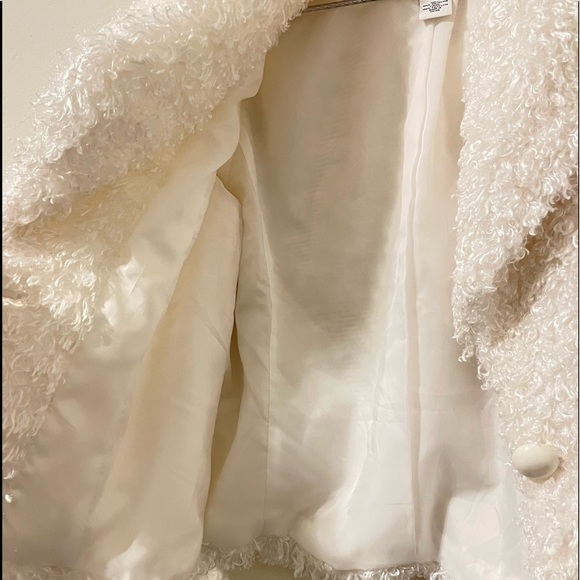 Ruby Rd. Teddy Jacket, White/Ivory - Picture 5 of 7